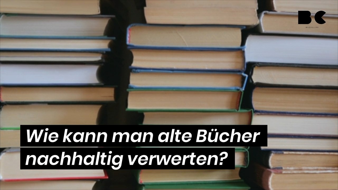 Wie kann man alte Bücher nachhaltig verwerten?