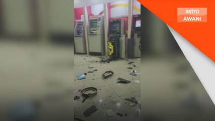 Mesin ATM diletup, tiga suspek terlibat, kerugian RM409,000