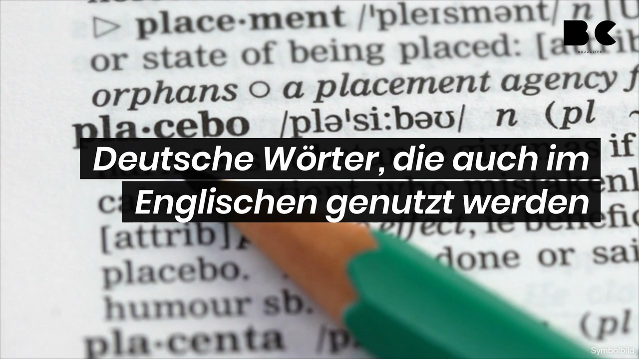 Diese deutschen Wörter werden im Englischen genutzt