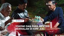 Momen Jokowi dan Para Menteri Menginap di KIPP IKN, Makan Nasi Goreng hingga Mie Rebus