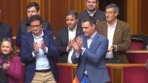 Sánchez interviene en el Parlamento ucraniano