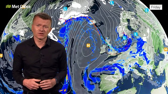 Met Office Evening Weather Forecast 23/02/23 - Clearer skies across central and south