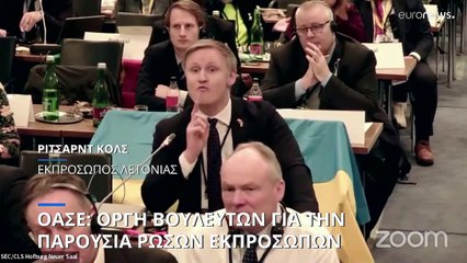 ΟΑΣΕ: Ένταση στη συνάντηση και αποχώρηση βουλευτών λόγω της παρουσίας Ρώσων