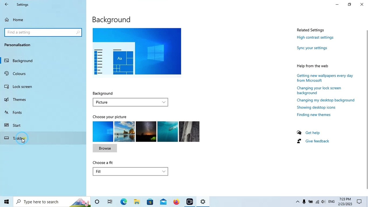 How to hide The taskbar in Desktop Mode