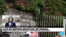 Informe desde París: sistema educativo francés rinde homenaje a maestra asesinada por un estudiante