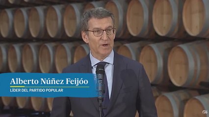 Feijóo: “La actividad profesional de Casado no es compatible con la política”