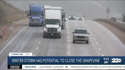 Winter storm has potential to close the Grapevine