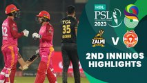 2nd Innings Highlights | Peshawar Zalmi vs Islamabad United | Match 12 | HBL PSL 8 | MI2T