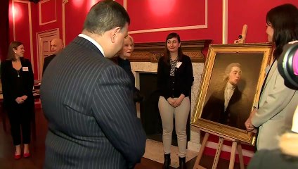 Queen Consort presented with ceremonial key during visit