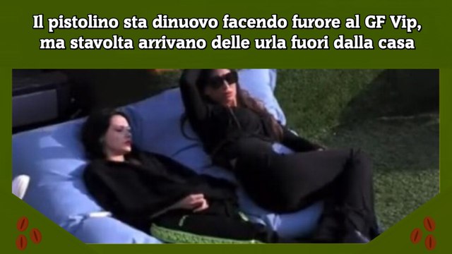 Il pistolino sta dinuovo facendo furore al GF Vip, ma stavolta arrivano delle urla fuori dalla casa