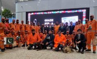 Pakistan arama kurtarma ekibi İstanbul'dan tören ile uğurlandı