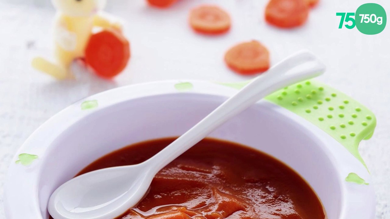 Purée de carottes à l'orange et cumin à partir de 6 mois