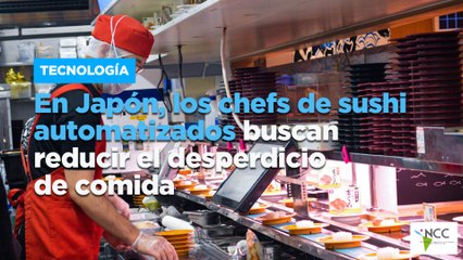En Japón, los chefs de sushi automatizados buscan reducir el desperdicio de comida