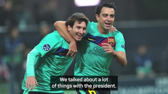 Xavi opens the door for Messi Barca return