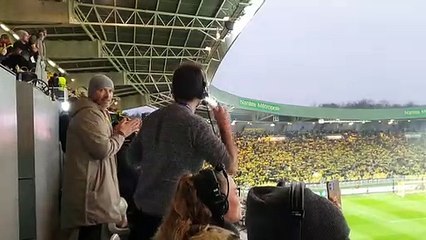 Florian Cazzola, la voix du foot de France Bleu Loire Océan