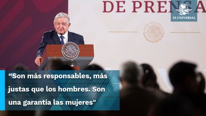 AMLO respalda que una mujer sea presidenta del INE: “Las mujeres suelen ser más honestas"