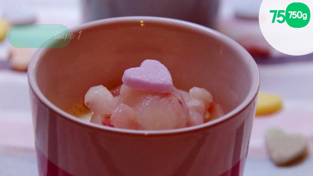 Panna cotta italienne à la rose