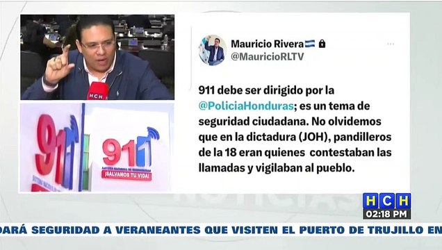 ¡No escarmienta! Operadores del 911 denuncian a Mauricio Rivera por llamarlos pandilleros