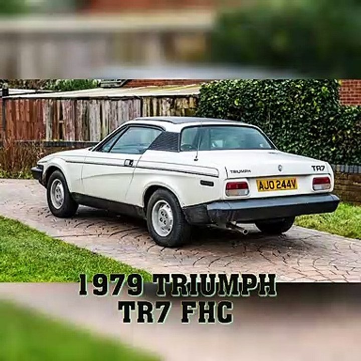 1979 TRIUMPH TR7 FHC..@Classicmusclecars1  .Wow . classic muscle cars show..