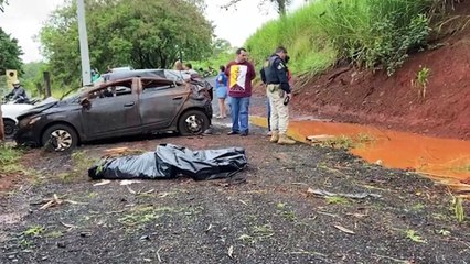 Padre de 74 anos morre após capotamento na BR-369; veja