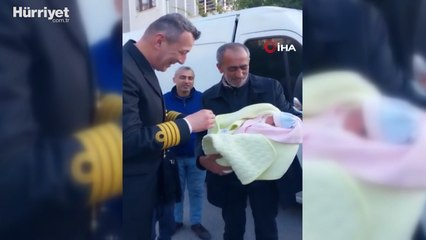TCG Bayraktar gemisinde bir bebek daha dünyaya geldi
