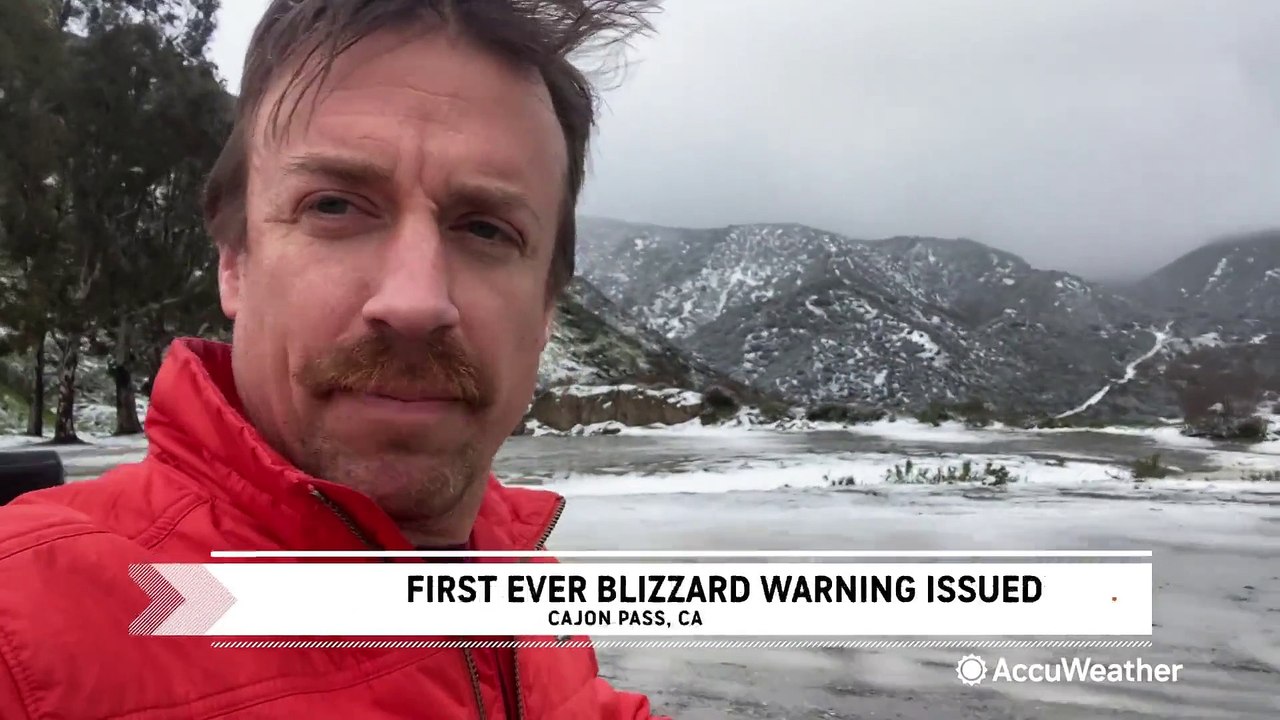 Blizzard warning issued in Southern California video Dailymotion