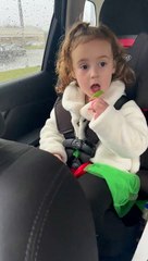 Child Opens Christmas Veggie Tray Early