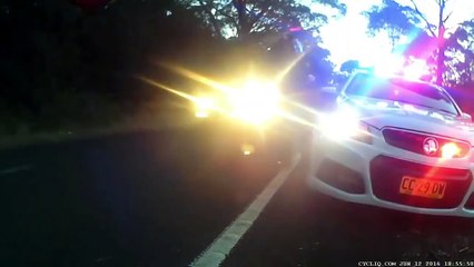 Road Cycling, pulled over by police