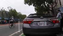 Road rage, verbal and physical assault of cyclist (7RBF 332)