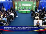 Pdte. Nicolás Maduro Promulga Ley de Participación Estudiantil en el Subsistema de Educación Básica