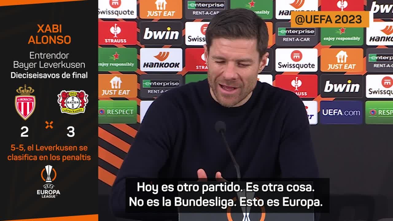 Xabi Alonso: "Esto no es la Bundesliga; esto es Europa"
