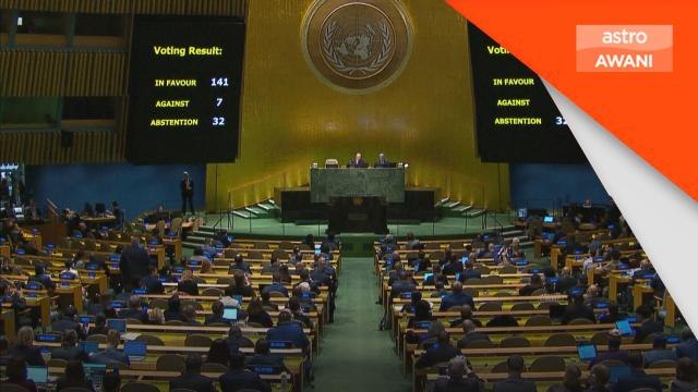 Krisis Rusia-Ukraine | UNGA lulus resolusi desak Rusia tamat perang, undur tentera