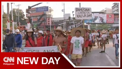Indigenous community protests Kaliwa Dam project