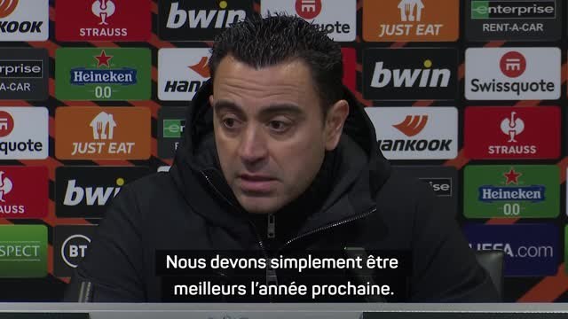 16es - Xavi : Nous reviendrons encore plus forts la saison prochaine”