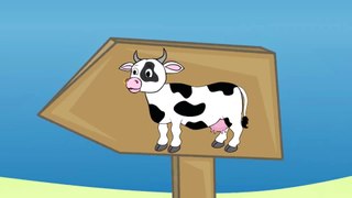 Farmer cartoon sky world for kids