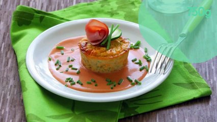 Télécharger la video: Petits flans aux courgettes, bacon et Ketchup