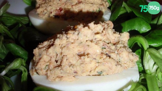 Œufs farcis aux sardines