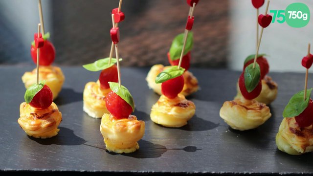 Bouchées feuilletées au fromage de Chevillon