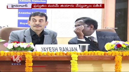 Defence Advisor Satish, Vivek Venkata Swamy Participated In NIMSME Make In India Conference  V6 News