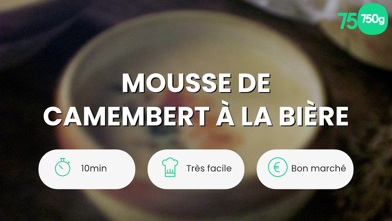 Mousse de camembert à la bière
