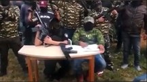 Supuesto video del #CJNG en #Texmelucan, grabado por grupos delictivos locales