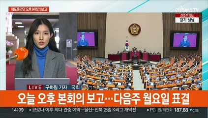 이재명 체포동의안 본회의 보고…"출석해야"·"정치영장"