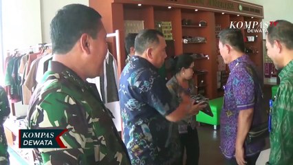 Wakasal TNI  Apresiasi Sentra Tenun Jembrana