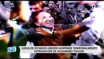 Alejandro Toledo: jueza suspende temporalmente extradición de expresidente