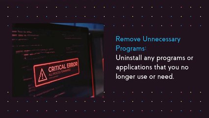 How I Speed Up My Slow Computer