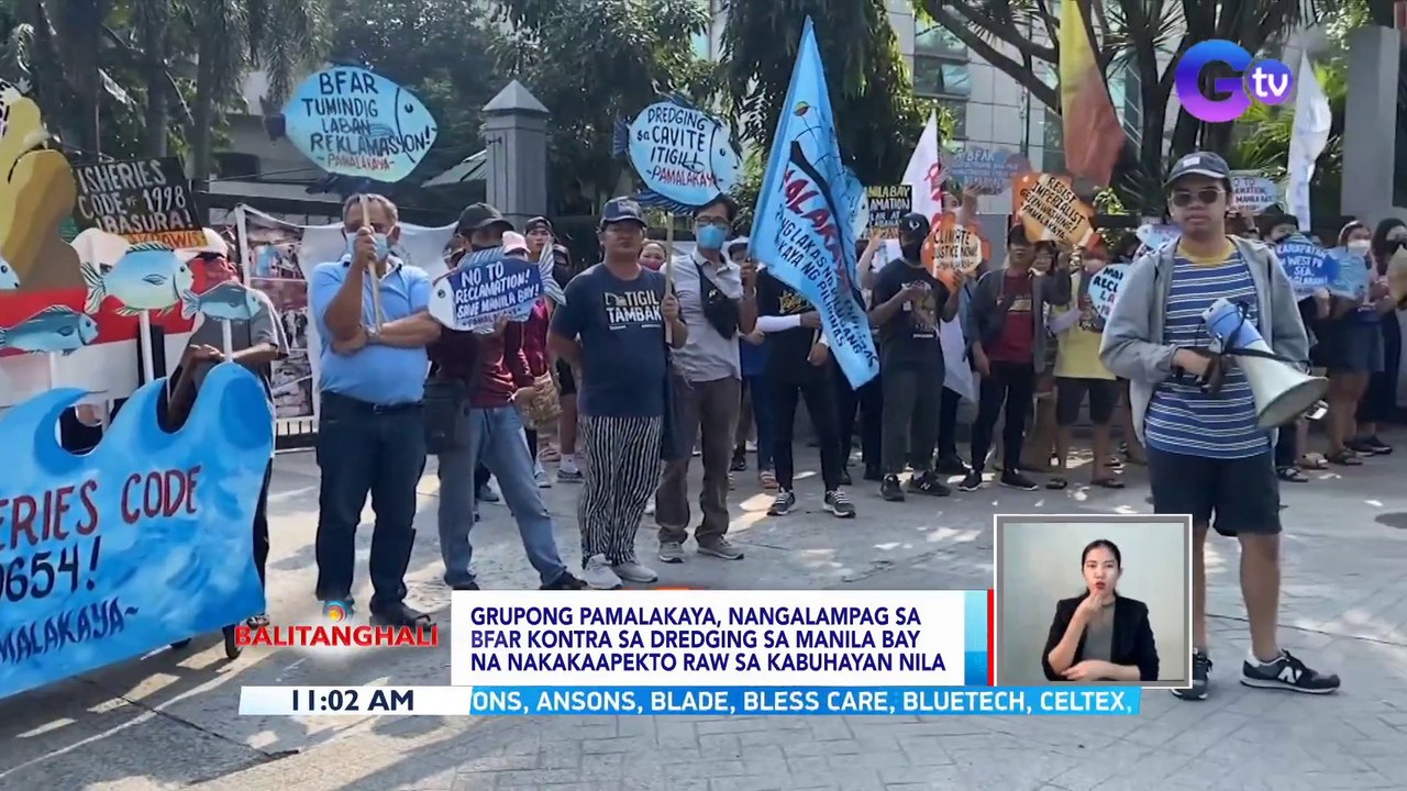 Grupong PAMALAKAYA, nangalampag sa BFAR kontra sa dredging sa Manila Bay na nakakaapekto raw sa kabuhayan nila | BT