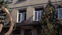 قصف صاروخي يستهدف مركز مدينة دونيتسك في إقليم دونباس