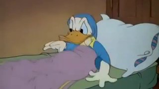 Cartoon Donald duck Early to Bed