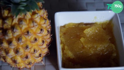 Confiture d'ananas et d'agar-agar