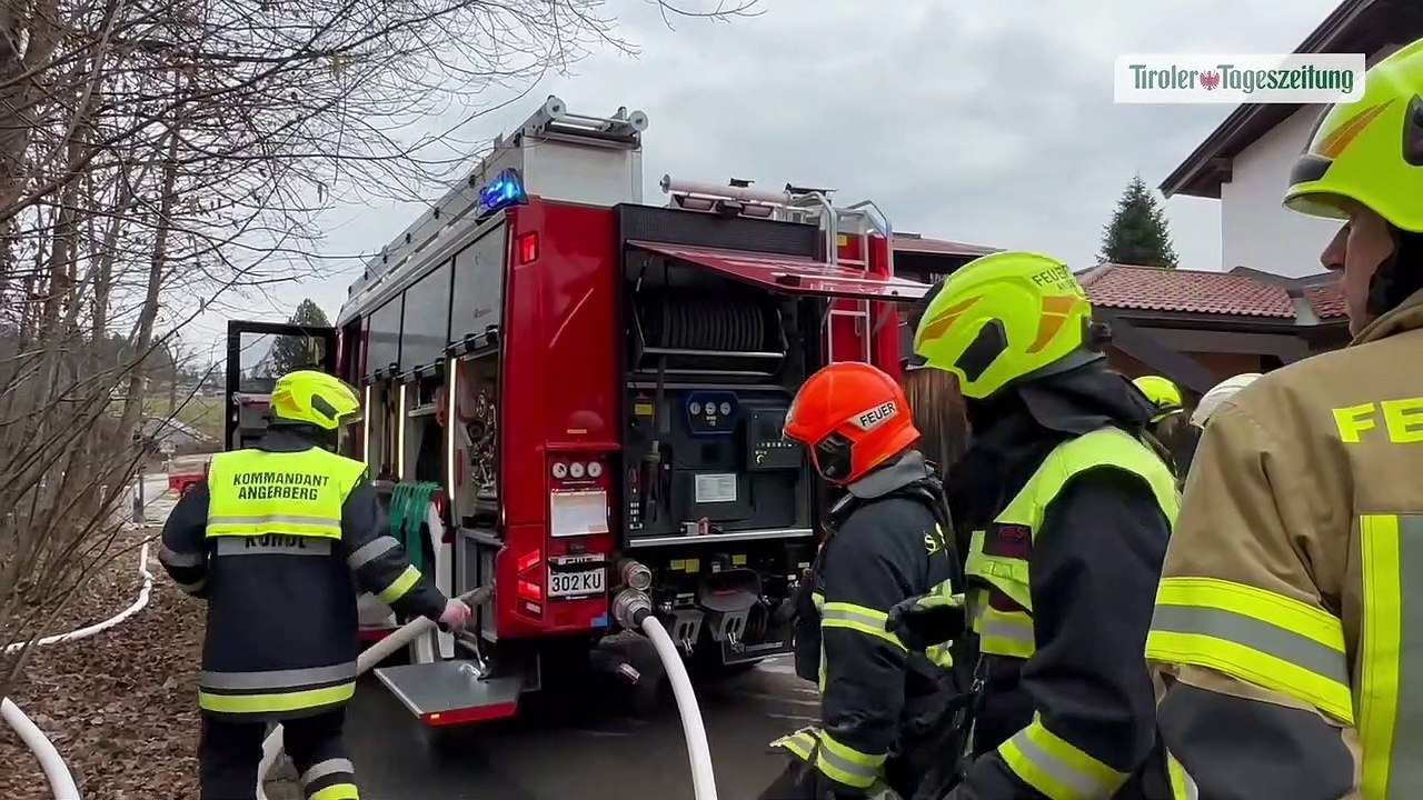Haus in Angerberg geriet in Brand